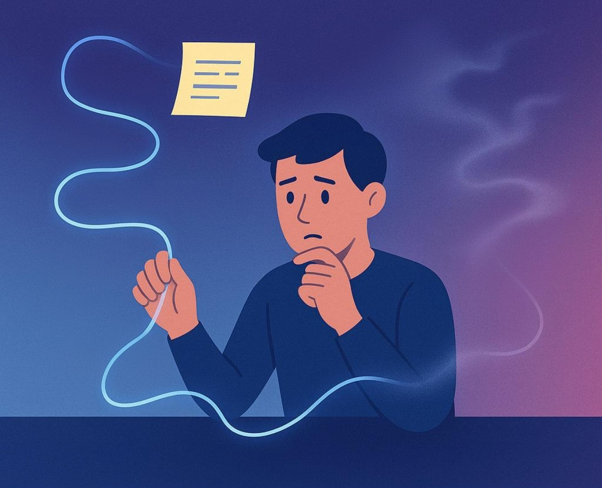Working memory overload visualization